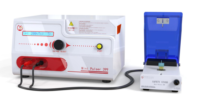 经济款电穿孔仪Mini Pulser 399正面开盖图